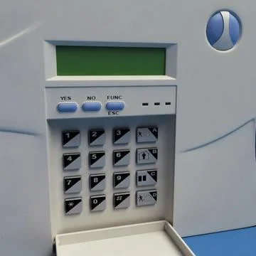 Access control system 3D Model