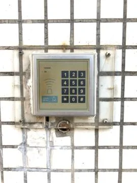Access control system, door security Stock Photos