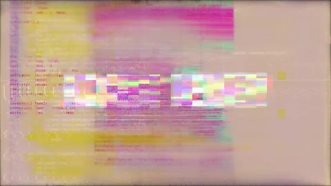 ACCESS DENIED Cyber Glitch Backgrounds Hacking Effect And Data Distortion Stock Footage 328182923