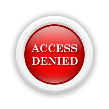 Access denied icon Illustrazione stock
