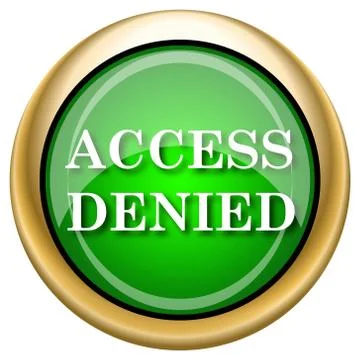 Access denied icon Illustrazione stock