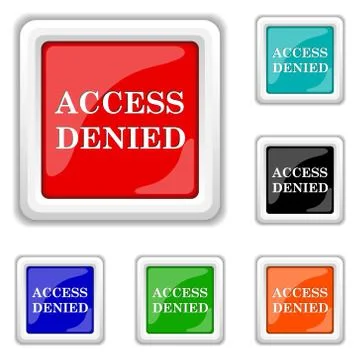 Access denied icon イラスト素材