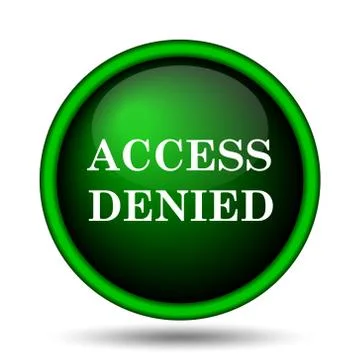 Access denied icon Illustrazione stock