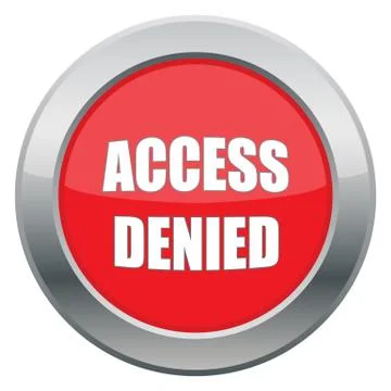 Access Denied Icon Illustrazione stock