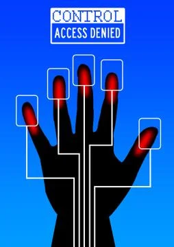 Access denied Stock Illustration