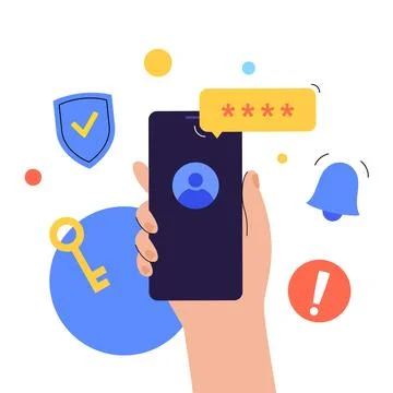 Access denied notification Stock Illustration
