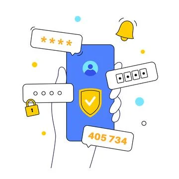 Access denied notification Stock Illustration