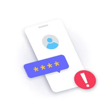 Access denied notification Stockillustratie