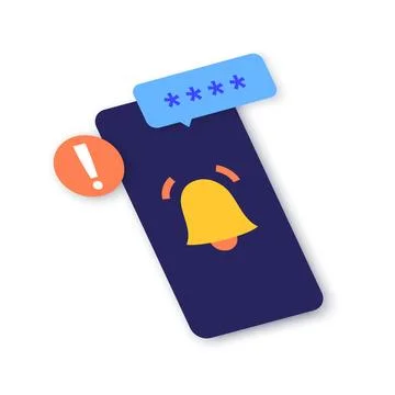 Access denied notification Stock Illustration