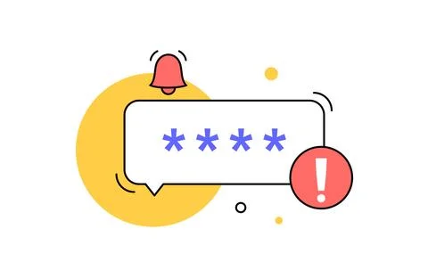 Access denied notification Stockillustratie