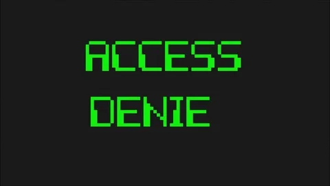 Access denied - pay us now! Stock Footage 119163569