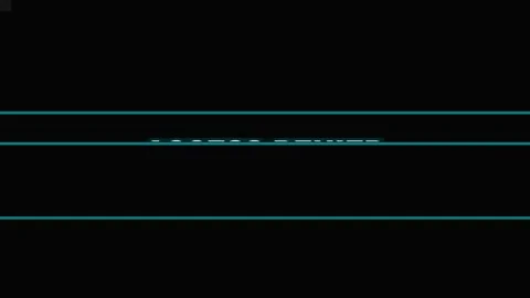 Access denied warning message flashing on a digital monitor screen Stock-Footage 346190566