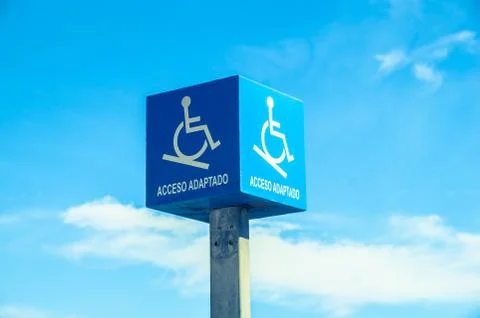 Access for the disabled Stock Photos