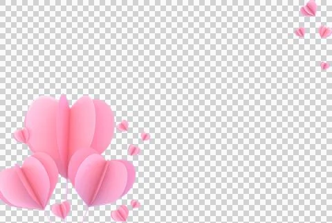Access element for Valentine's Day and Mother's Day greeting card, 3D rende.. Illustration