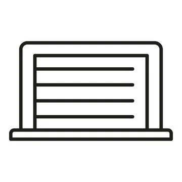 Access gate icon outline vector. Automatic entry Ilustración de archivo