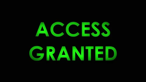 Access granted fingerprint scan Stock Footage 161899747