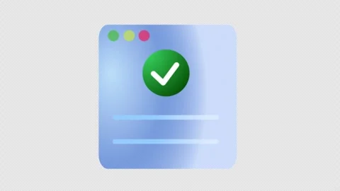 Access granted folder icon animation. Verified and secure document files. Stock Footage 293078849