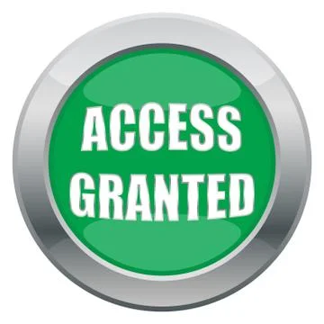 Access Granted Icon Stock Illustration