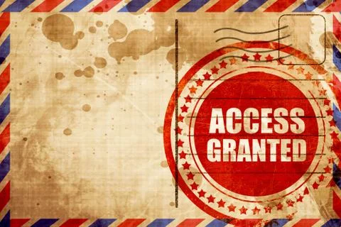 Access granted イラスト素材