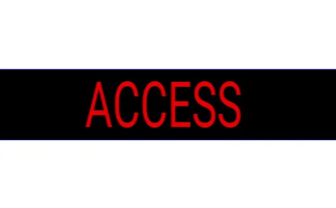 ACCESS Granted or Denied Concept Red Text on Black Background Stock Footage 327242951
