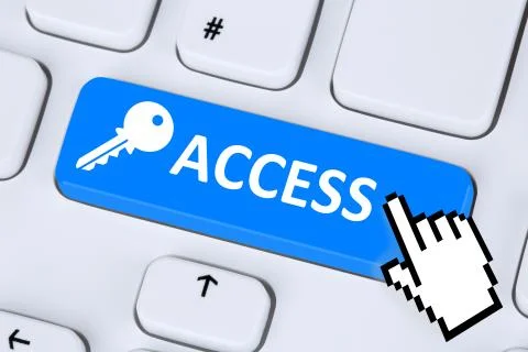 Access internet web www key data protection lock computer security 스톡 사진