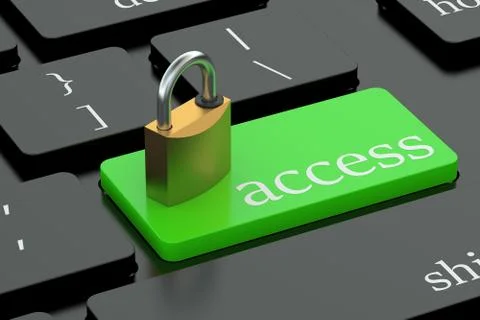 Access keyboard button Stock Illustration