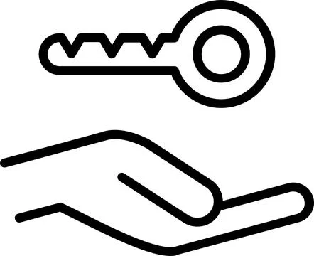 Access Line Icon Design Illustrazione stock