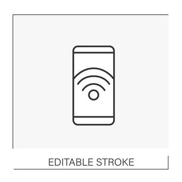 Access line icon Stock Illustration