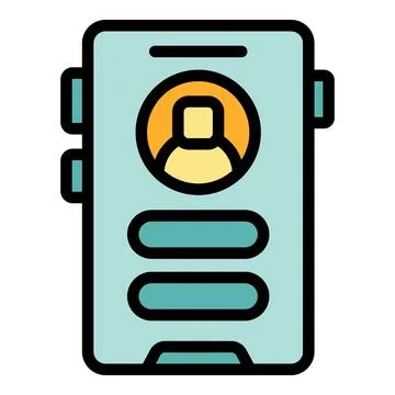 Access login icon vector flat Illustrazione stock