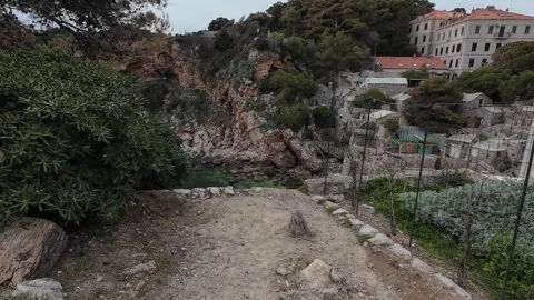 Access to a picturesque slope Stock Footage 270315057
