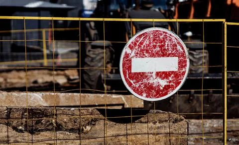 Access prohibition Stock Photos
