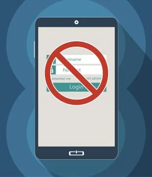 Access restriction Stock Illustration