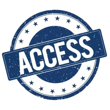 ACCESS stamp sign Stock Illustration
