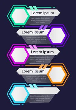 Access to technology infographic chart design template Illustrazione stock