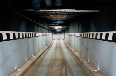 Access to an underground garage Stock Photos