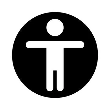 Accessibility Icon Stock Illustration