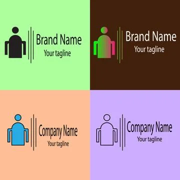 Accessibility &amp; Motion Icon logo Stock Illustration