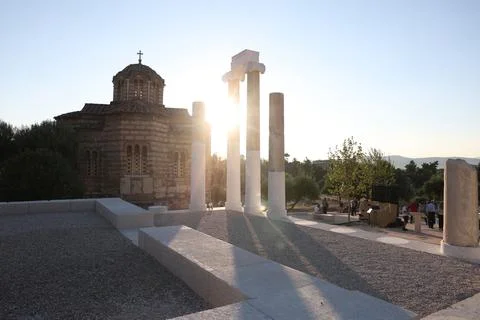 Accessibility upgrades completed at Athens' Ancient Agora, Greece - 29 Jul 2026 Stock Photos