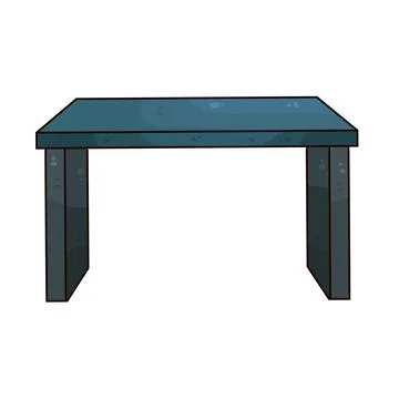 Accessible desk illustration Stock Illustration
