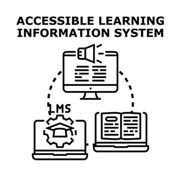 Accessible learning information system with integrated lms 库存插图