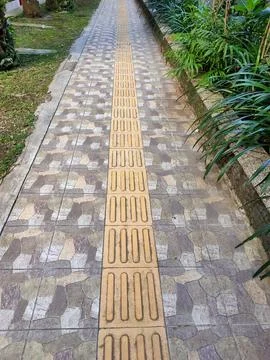 Accessible Pathway in Park Foto stock