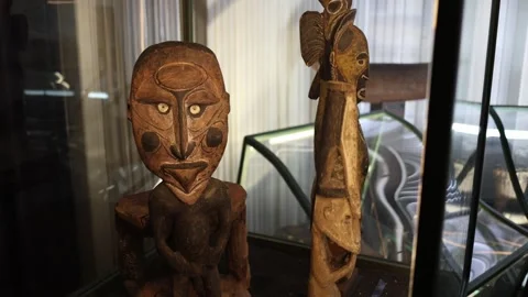Accessories for ancient tribes Stock Footage 293467609