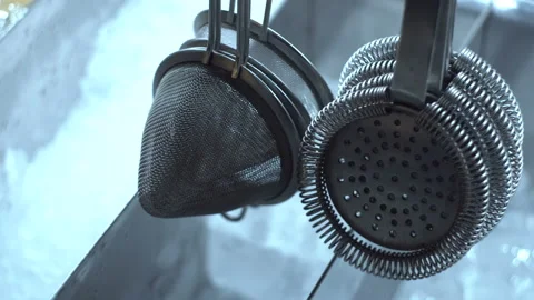 Accessories for a bar. close-up Stock Footage 91496604