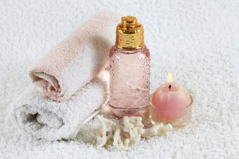 Accessories for a bath Stock Photos