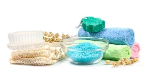 Accessories for the bath. Stock Photos