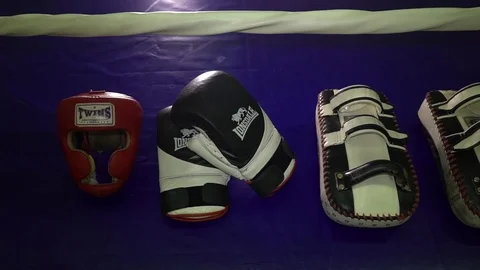 Accessories boxing Stock Footage 71276773