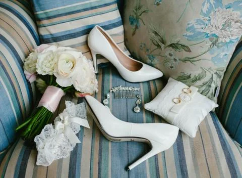 Accessories for the bride. Foto stock