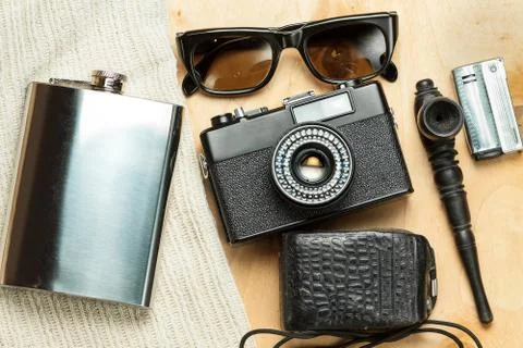 Accessories of the creative person. Stock Photos