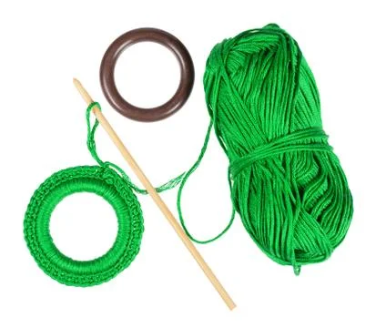 Accessories for knitting Stock Photos