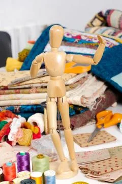 Accessories for  patchwork Stock Photos